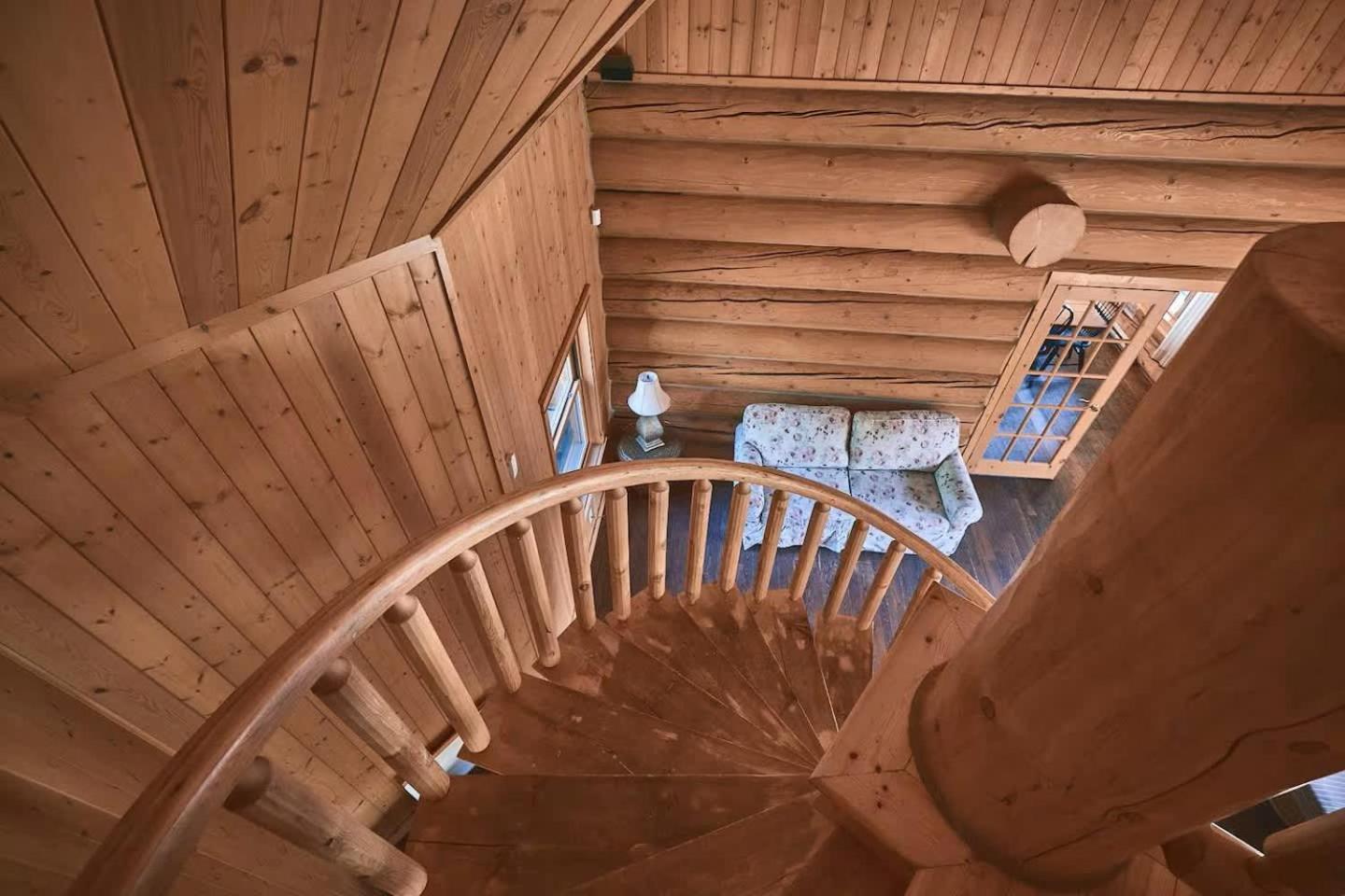 Executive Plus 44 - Majestic Log Chalet With Hot Tub Sauna Heated Pool And Close To Activities Mille-Isles エクステリア 写真
